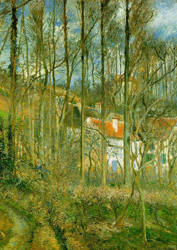 Camille Pissaro La Cote des Boeufs, The Hermitage Sweden oil painting art